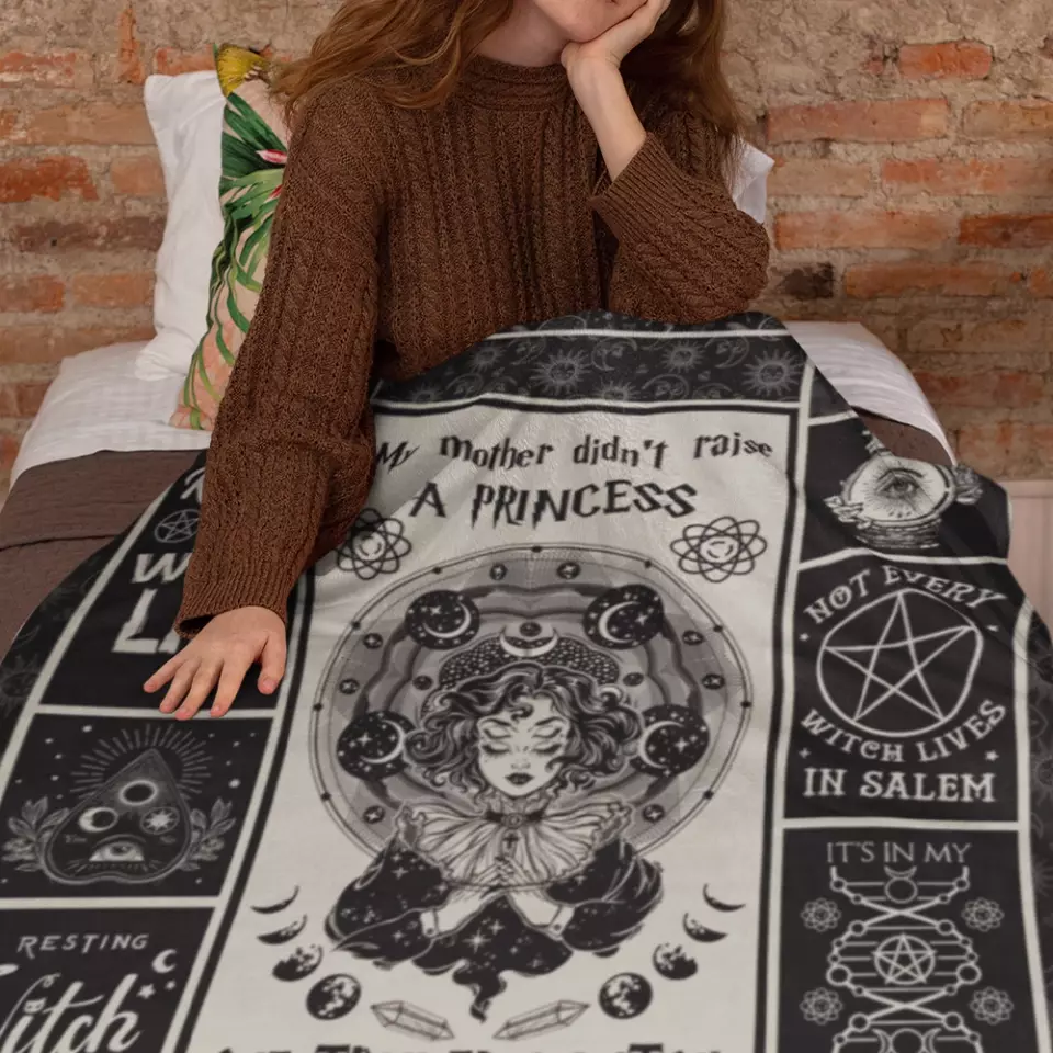 My Mother Didn't Raise A Princess - Fleece Blanket - Image 5