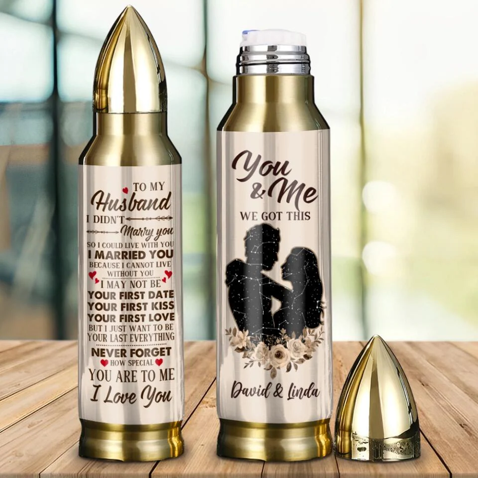 To My Husband Never Forget How Special You Are To Me - Custom Star Map and Name Bullet Tumbler - Image 5