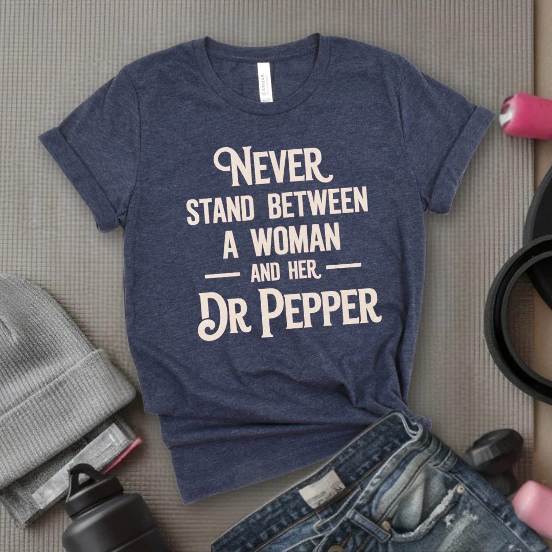 Never Stand Between a Woman and Her - Women Empowerment Tee - Gift for Her - Bella Canvas 3001 - Image 2