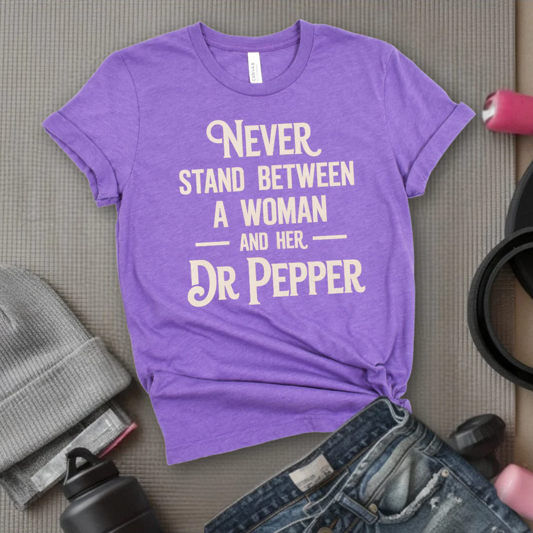 Never Stand Between a Woman and Her - Women Empowerment Tee - Gift for Her - Bella Canvas 3001 - Image 4