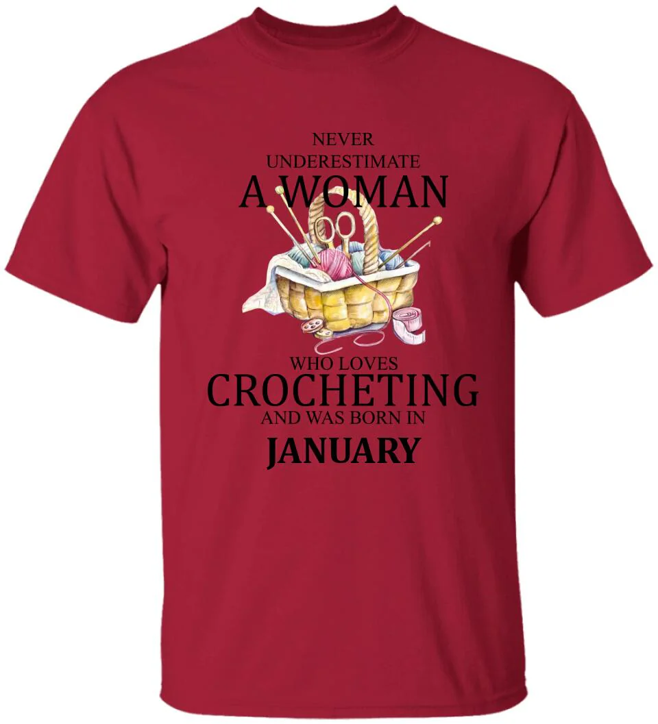 Never underestimate a woman who loves crocheting T-Shirt Sweater - Best Birthday Gift For Crocheting Lovers - 301IHPVSTS067 - Image 10