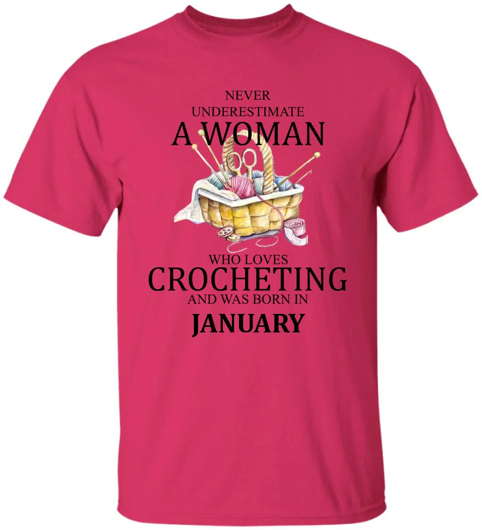 Never underestimate a woman who loves crocheting T-Shirt Sweater - Best Birthday Gift For Crocheting Lovers - 301IHPVSTS067 - Image 13