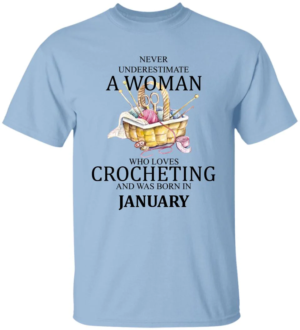 Never underestimate a woman who loves crocheting T-Shirt Sweater - Best Birthday Gift For Crocheting Lovers - 301IHPVSTS067 - Image 14