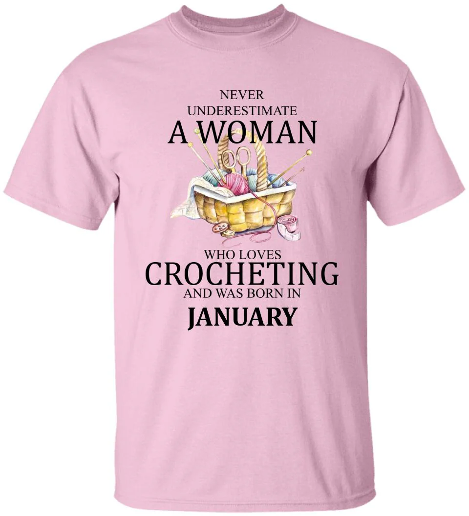 Never underestimate a woman who loves crocheting T-Shirt Sweater - Best Birthday Gift For Crocheting Lovers - 301IHPVSTS067 - Image 15