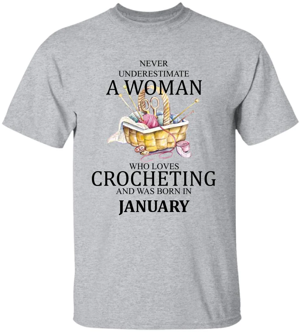 Never underestimate a woman who loves crocheting T-Shirt Sweater - Best Birthday Gift For Crocheting Lovers - 301IHPVSTS067 - Image 16