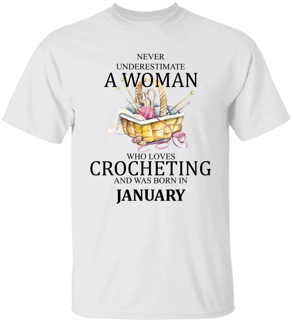 Never underestimate a woman who loves crocheting T-Shirt Sweater - Best Birthday Gift For Crocheting Lovers - 301IHPVSTS067 - Image 17