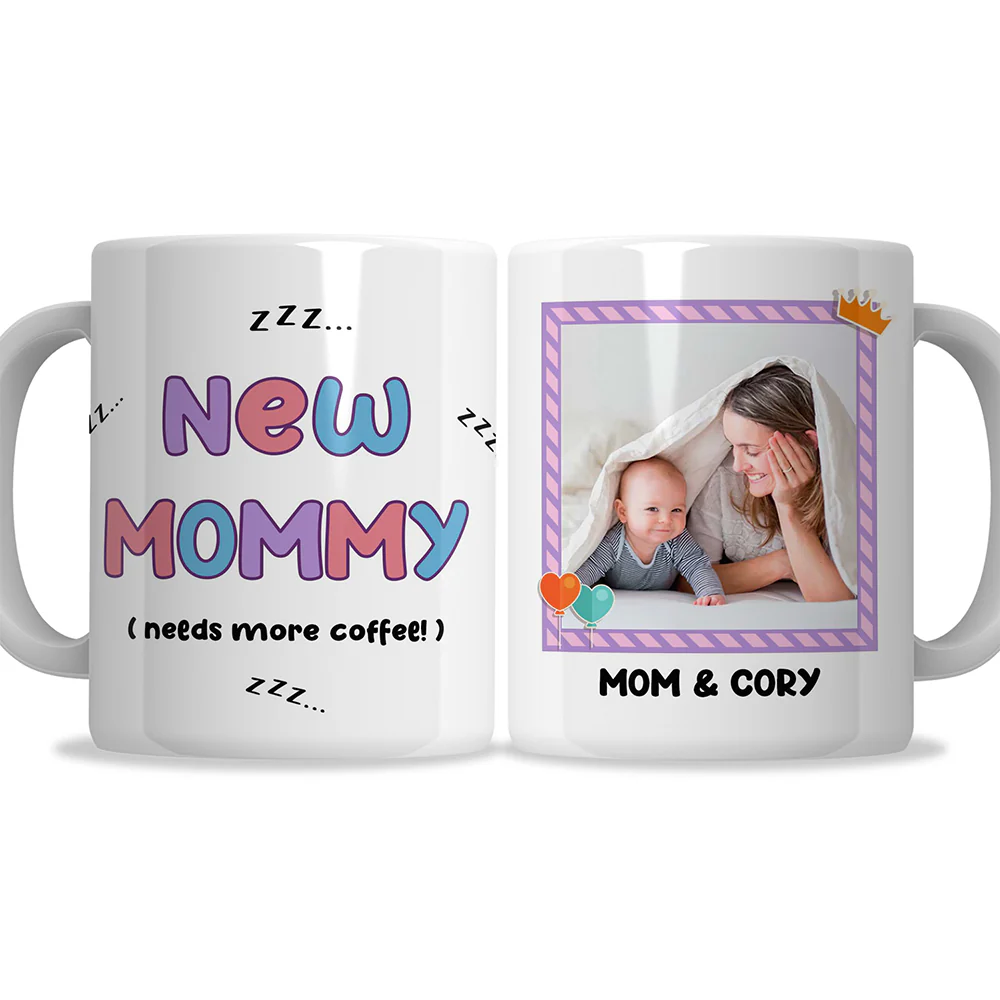New Mom Customized Mother Photo Personalized Mug - Image 7