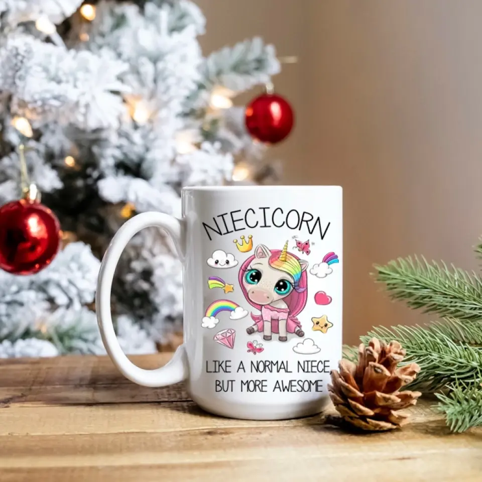 Niecicorn Niece Mug White Mug - Image 14