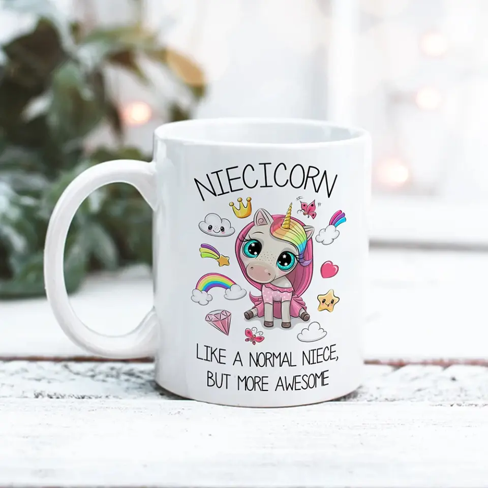 Niecicorn Niece Mug White Mug - Image 4