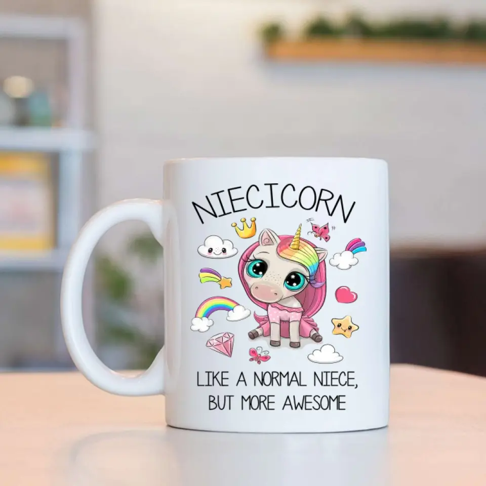 Niecicorn Niece Mug White Mug - Image 5