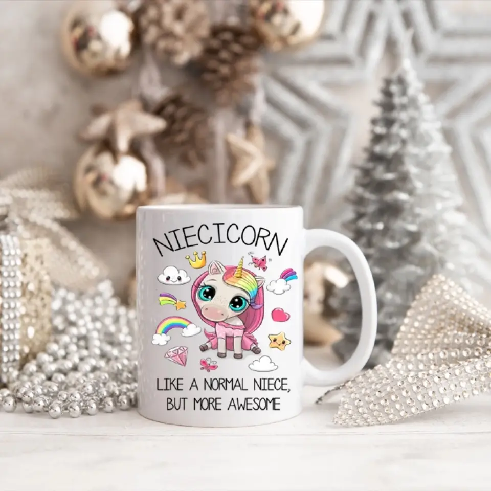 Niecicorn Niece Mug White Mug - Image 7