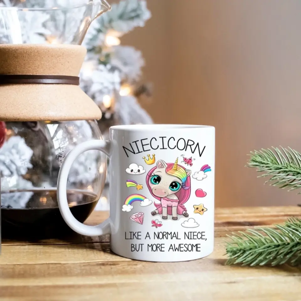 Niecicorn Niece Mug White Mug - Image 8