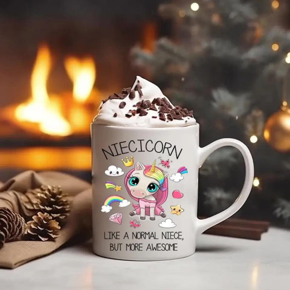 Niecicorn Niece Mug White Mug - Image 9