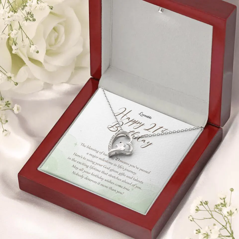 Nobody Deserves It More Than You Personalized Birthday Necklace Gift For Daughter - Image 33