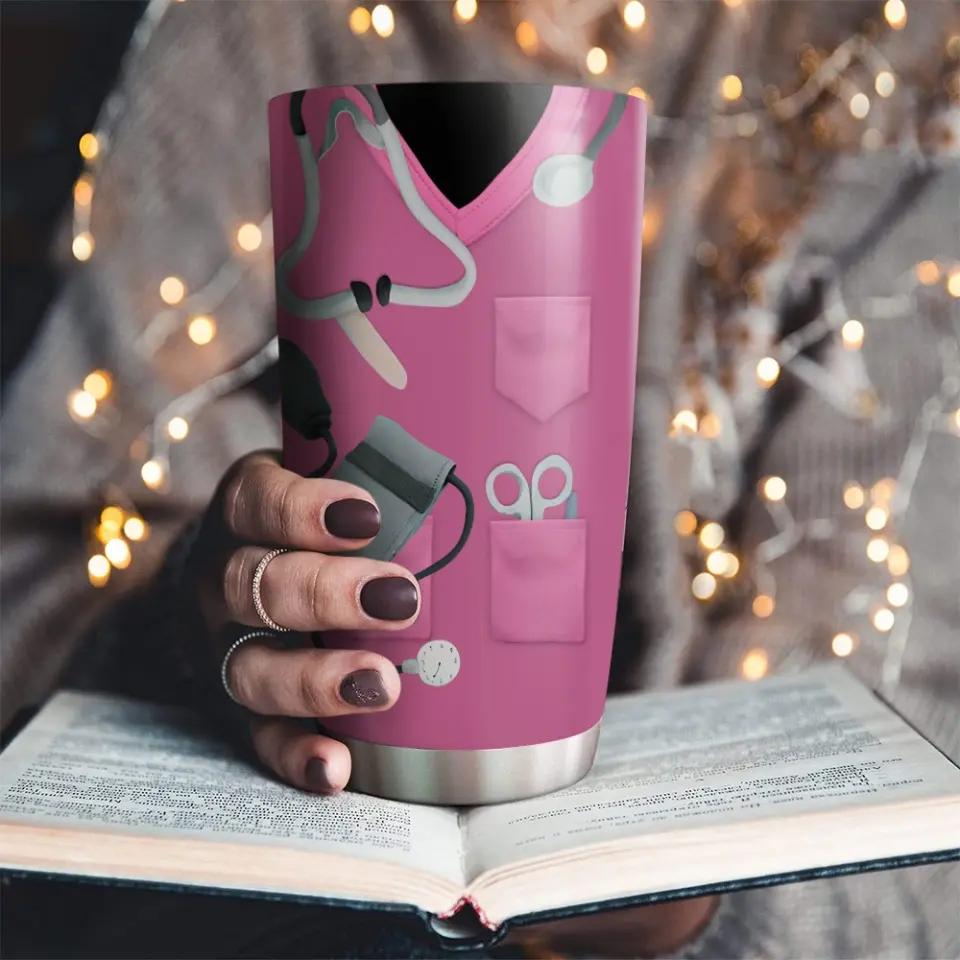 Nurse Nutrition Facts - Stainless Steel Tumbler - Gift For Nurse or Future Nurse - Image 7