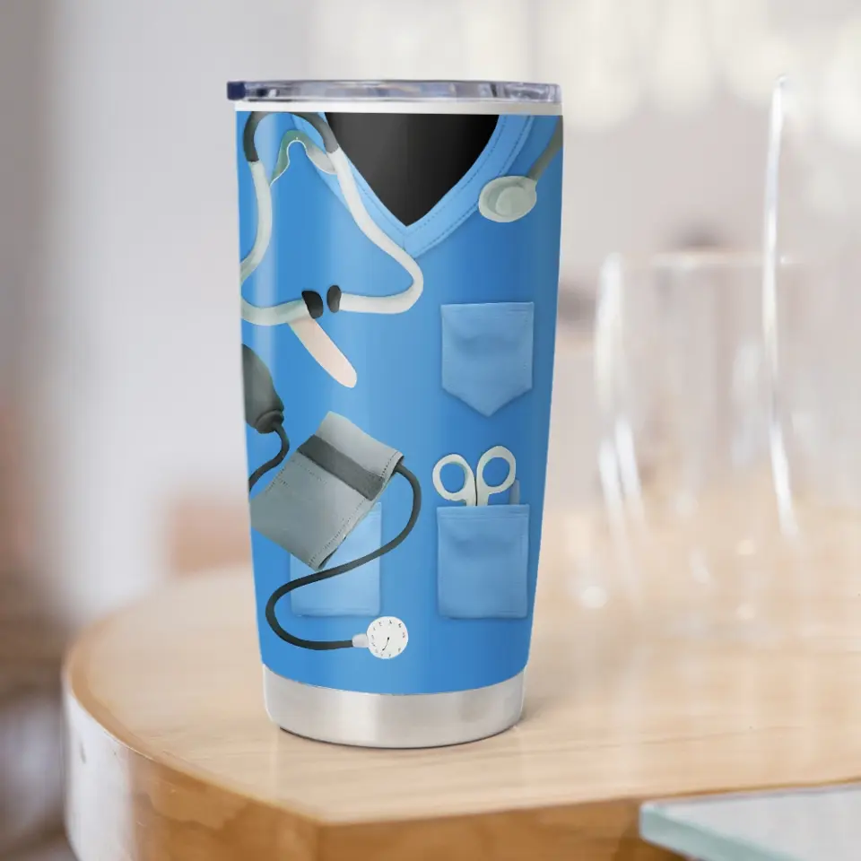 Nurse Nutrition Facts - Stainless Steel Tumbler - Gift For Nurse or Future Nurse - Image 9