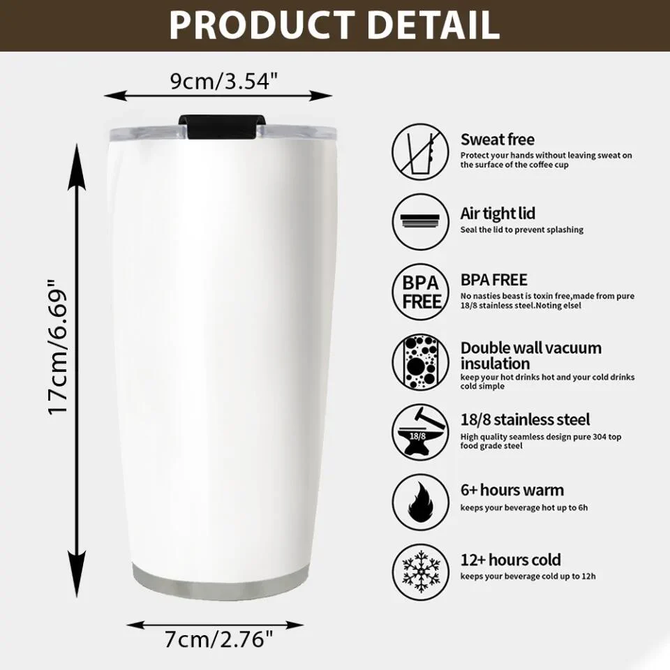 Nutrition Facts For An Amazing Person - Personalized Tumbler -  Birthday Gift - Image 3