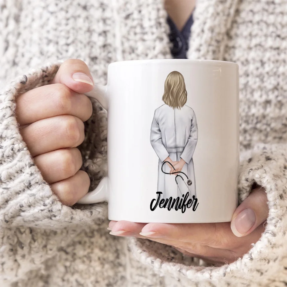 OB-GYN Description - White Mug - Thank You Gift For Obgyn - Image 5