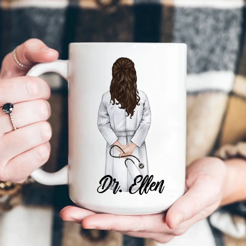 OB-GYN Description - White Mug - Thank You Gift For Obgyn - Image 9
