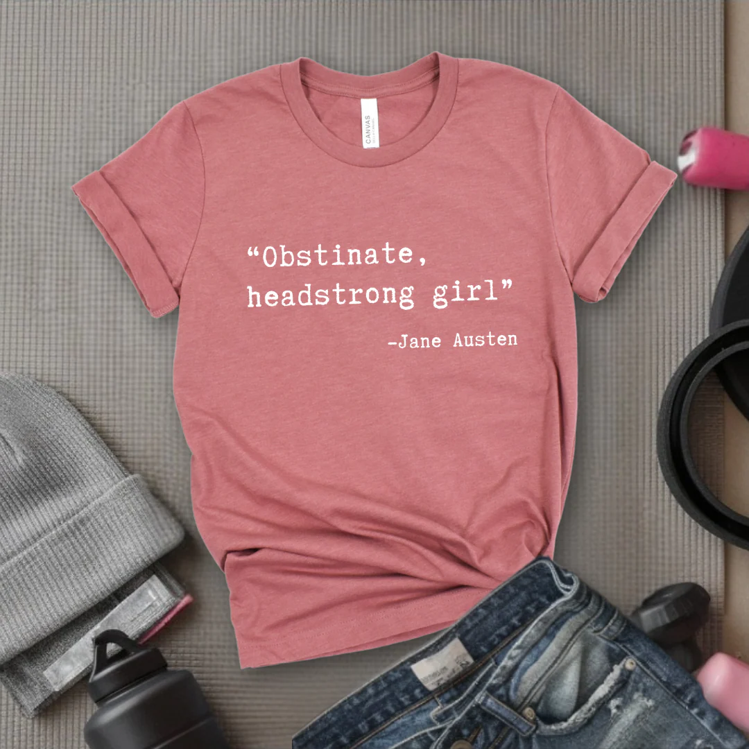 Obstinate, Headstrong Girl - Retro Sarcastic T-Shirt - Women Right Shirts - Unisex Jersey Short Sleeve Shirt - Gift for Her - Bella Canvas 3001 - Image 5