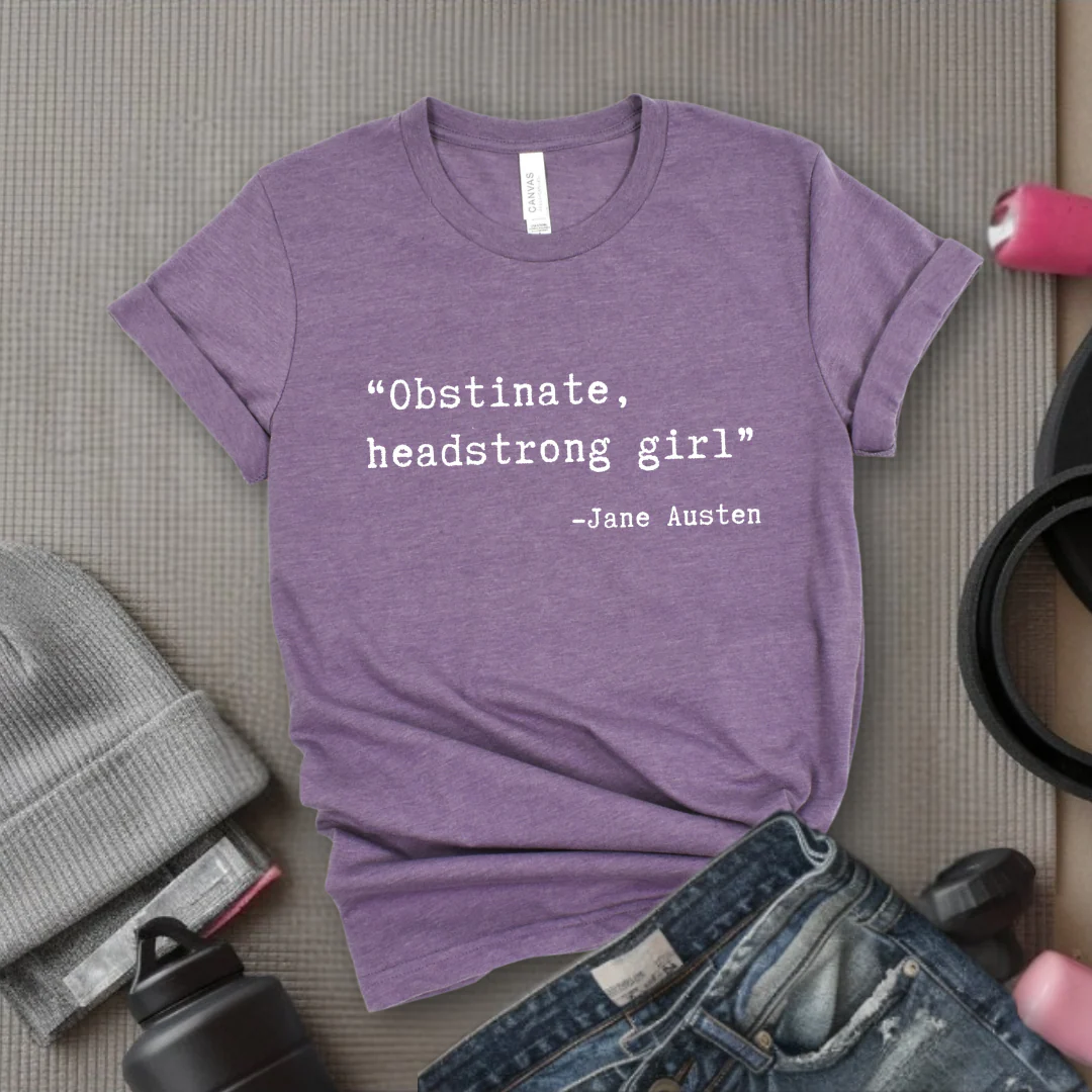 Obstinate, Headstrong Girl - Retro Sarcastic T-Shirt - Women Right Shirts - Unisex Jersey Short Sleeve Shirt - Gift for Her - Bella Canvas 3001 - Image 7