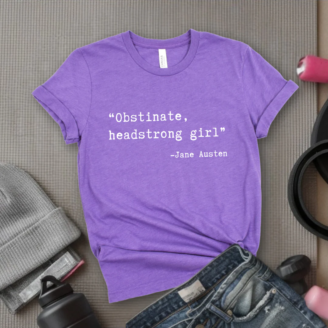 Obstinate, Headstrong Girl - Retro Sarcastic T-Shirt - Women Right Shirts - Unisex Jersey Short Sleeve Shirt - Gift for Her - Bella Canvas 3001 - Image 8