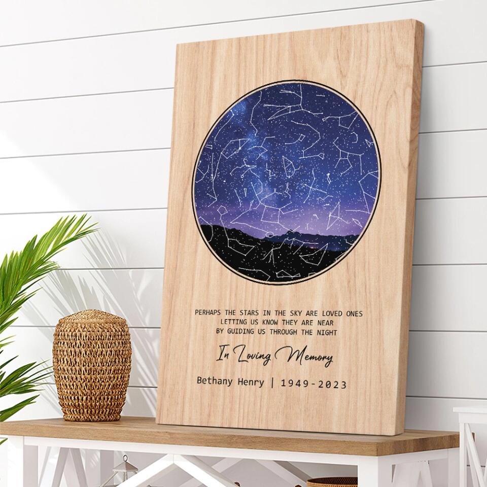 Perhaps The Stars in the Sky Are Loved Ones - Custom Canvas Poster - Memorial Gifts - Image 6