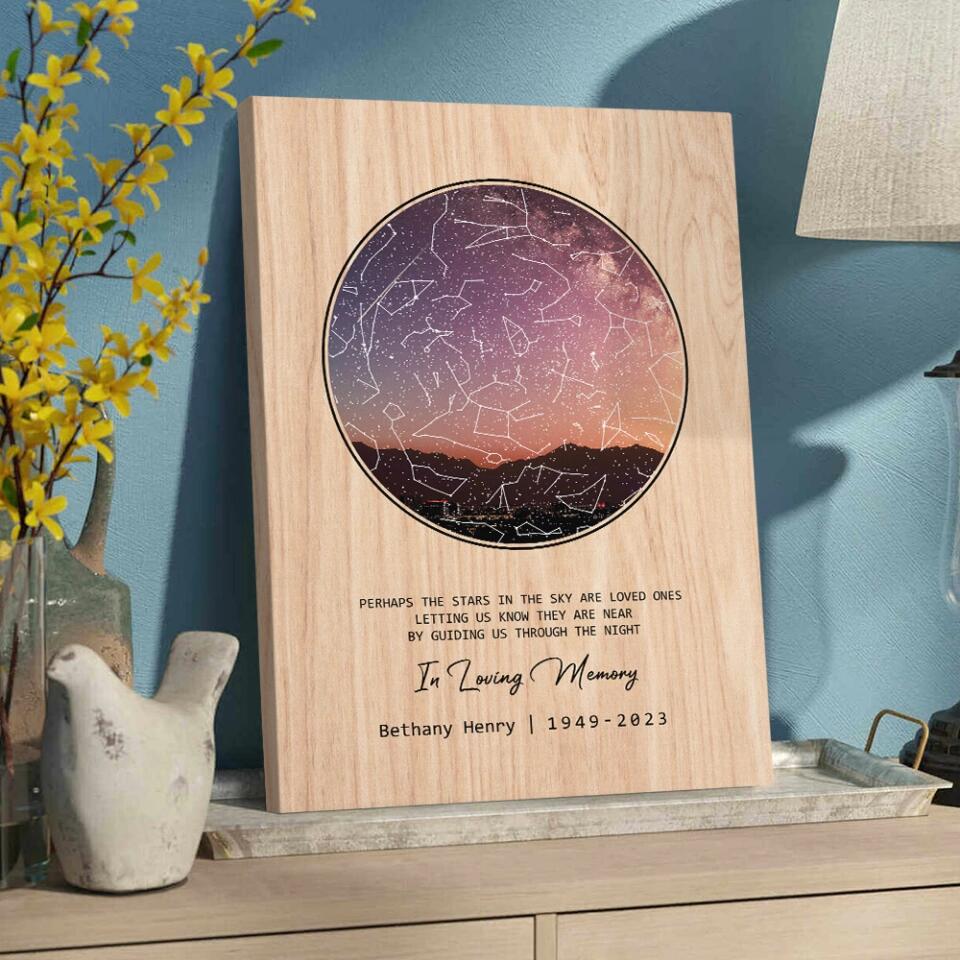 Perhaps The Stars in the Sky Are Loved Ones - Custom Canvas Poster - Memorial Gifts - Image 7