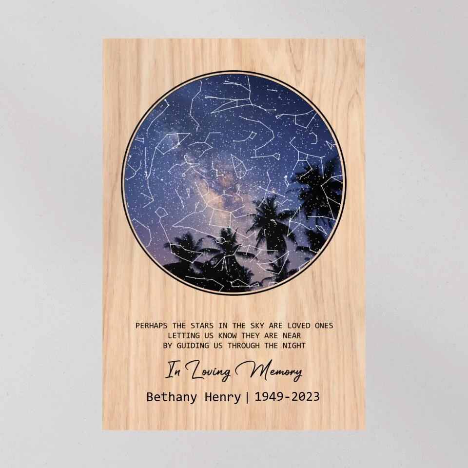 Perhaps The Stars in the Sky Are Loved Ones - Custom Canvas Poster - Memorial Gifts - Image 8