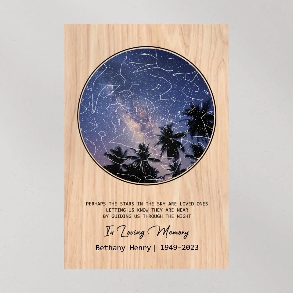 Perhaps The Stars in the Sky Are Loved Ones - Custom Canvas Poster - Memorial Gifts - Image 9
