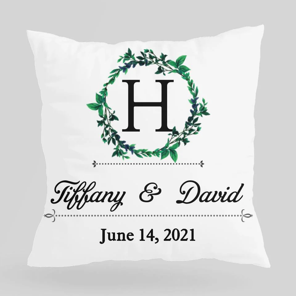Personalized Anniversary Gift for Him, Birthday Present - 2nd 4th 12th Pillow Gift, Home Decor, Gift for Her -  208IHNTHPI510 - Image 3