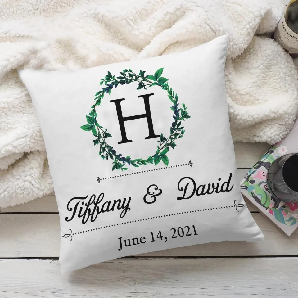 Personalized Anniversary Gift for Him, Birthday Present - 2nd 4th 12th Pillow Gift, Home Decor, Gift for Her -  208IHNTHPI510 - Image 5