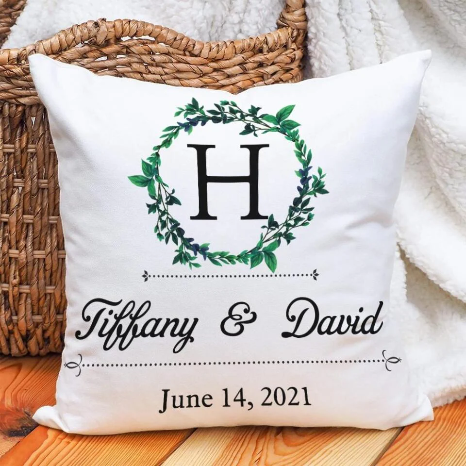 Personalized Anniversary Gift for Him, Birthday Present - 2nd 4th 12th Pillow Gift, Home Decor, Gift for Her -  208IHNTHPI510 - Image 6