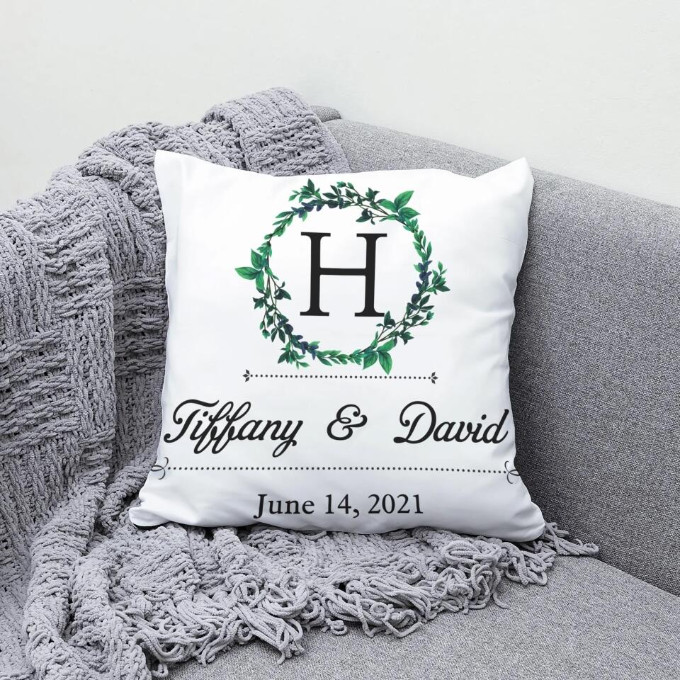 Personalized Anniversary Gift for Him, Birthday Present - 2nd 4th 12th Pillow Gift, Home Decor, Gift for Her -  208IHNTHPI510 - Image 7