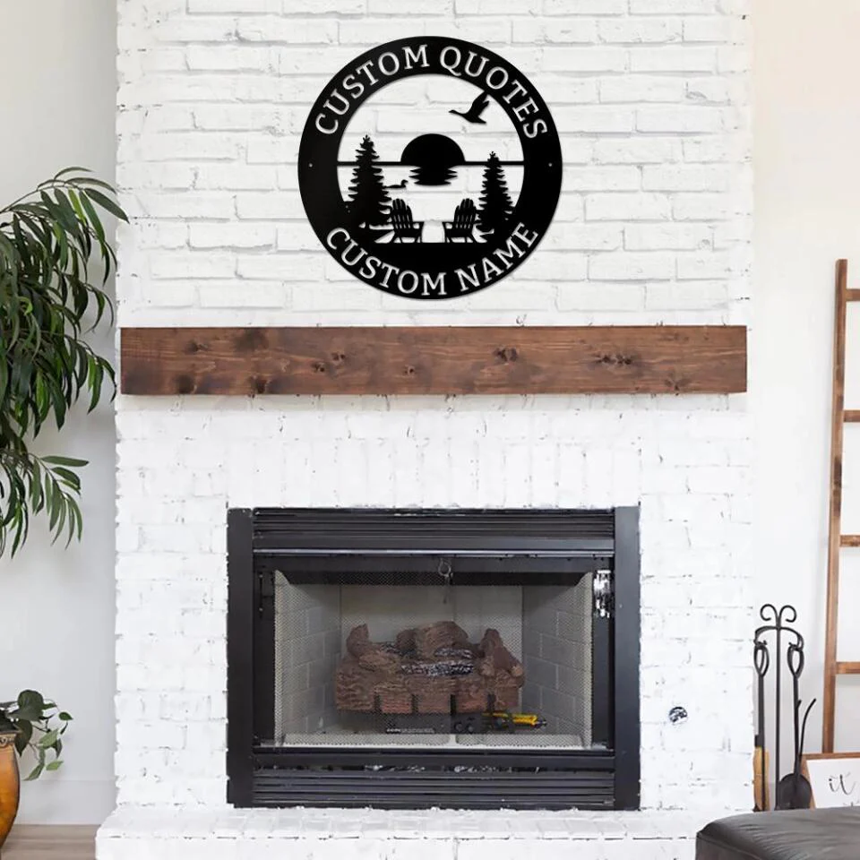 Personalized Family Name And Quotes Metal Sign - Image 3