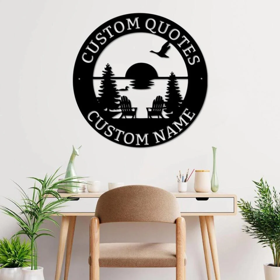 Personalized Family Name And Quotes Metal Sign - Image 4