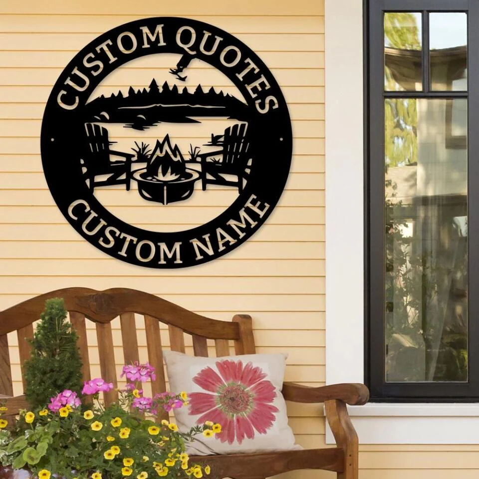 Personalized Family Name And Quotes Metal Sign - Image 5