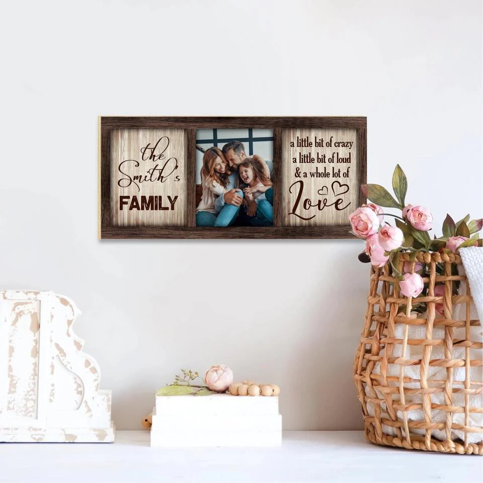 Personalized Family Name Sign - Family Rectangle Wood Sign - Image 4