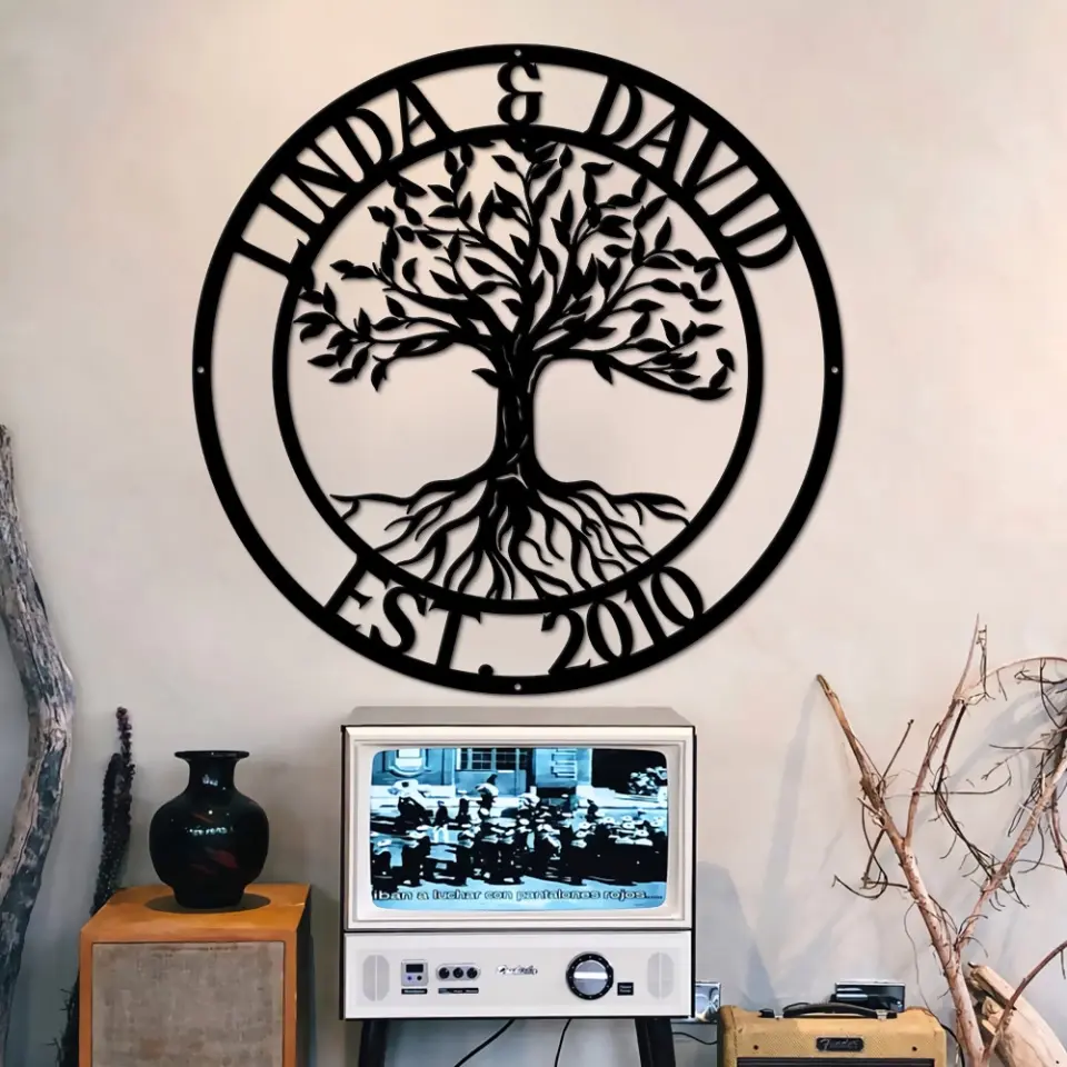 Personalized Tree of Life - Metal Sign - Home Wall Art - Gift for Family, Spiritual People - Image 4