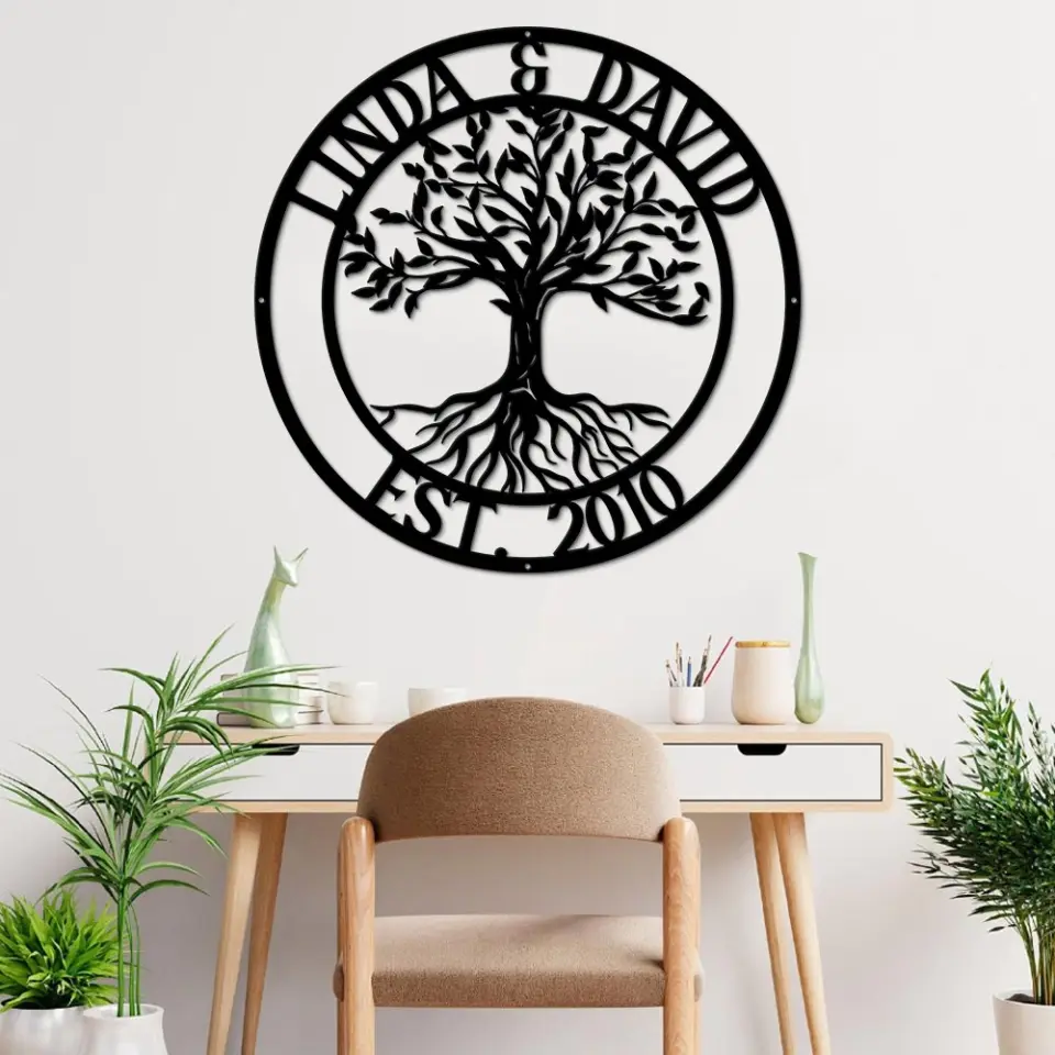 Personalized Tree of Life - Metal Sign - Home Wall Art - Gift for Family, Spiritual People - Image 5