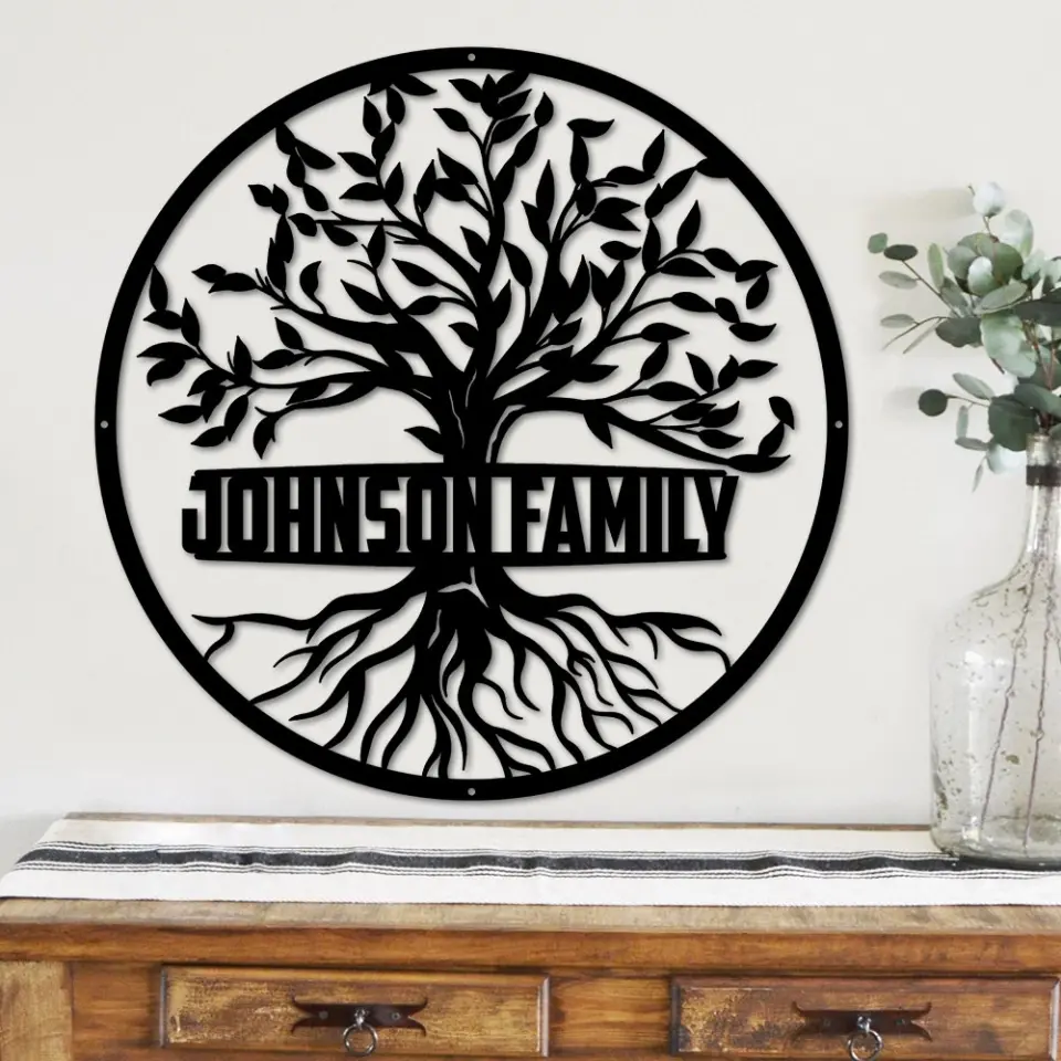 Personalized Tree of Life - Metal Sign - Home Wall Art - Gift for Family, Spiritual People - Image 6