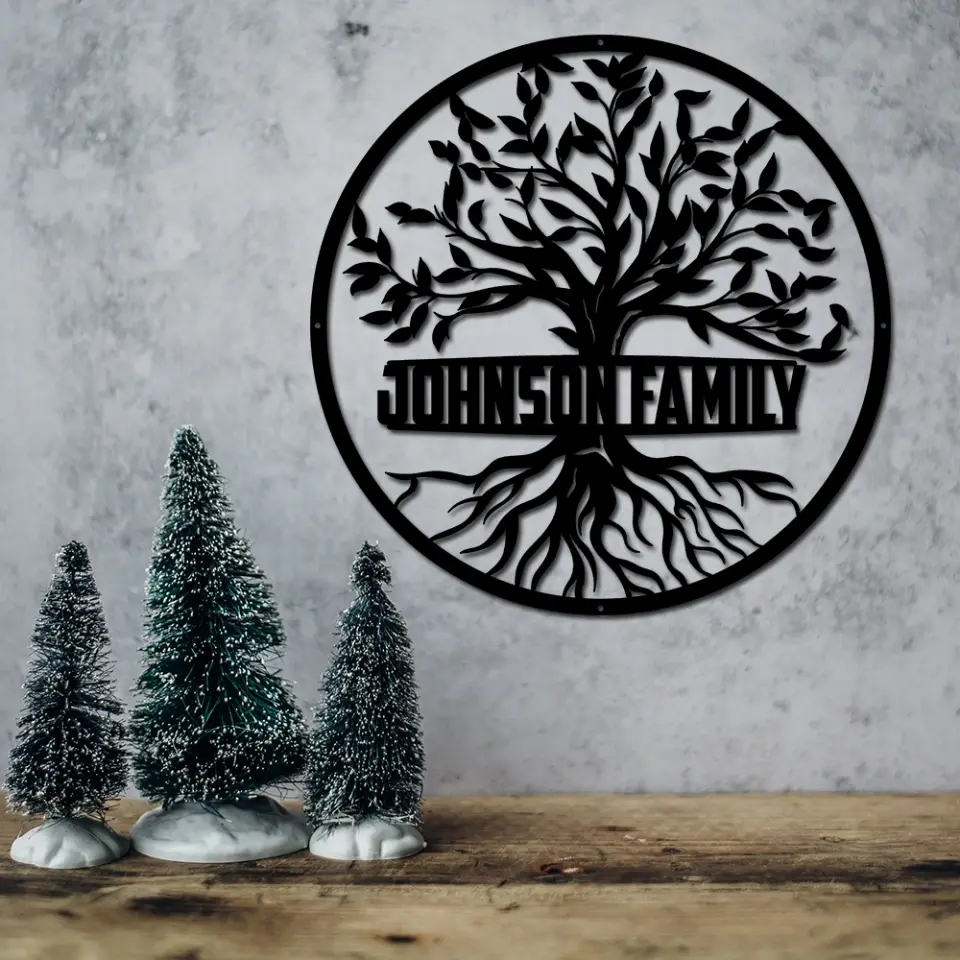 Personalized Tree of Life - Metal Sign - Home Wall Art - Gift for Family, Spiritual People - Image 7
