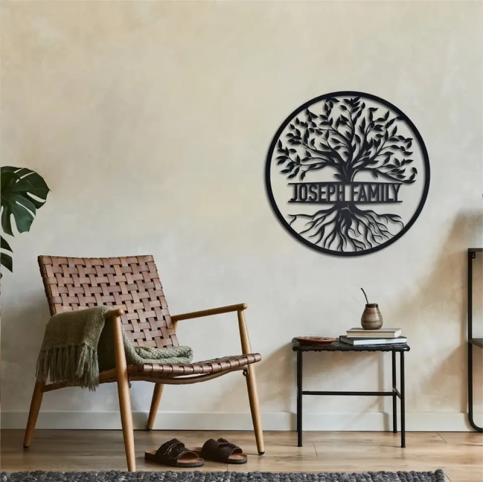 Personalized Tree of Life - Metal Sign - Home Wall Art - Gift for Family, Spiritual People - Image 8