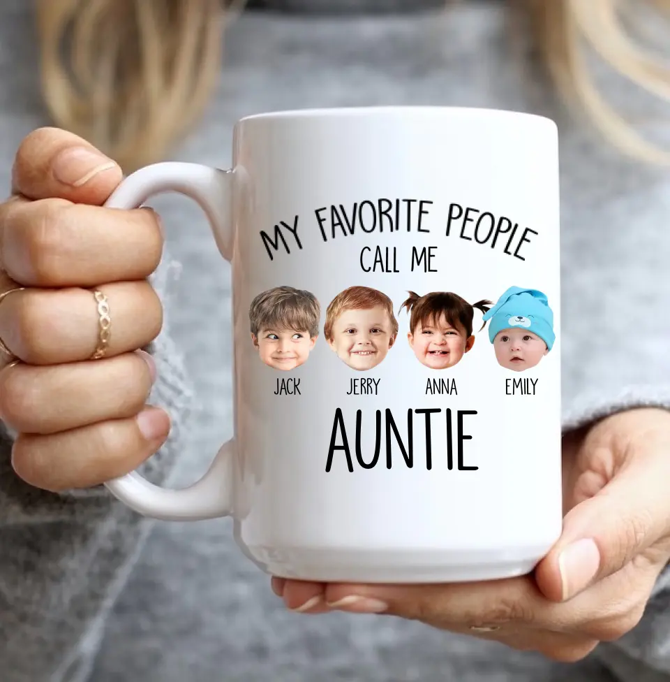 My Favorite People Call Me - Personalized White Mug for Grandma | Best Gift For Family - Image 10