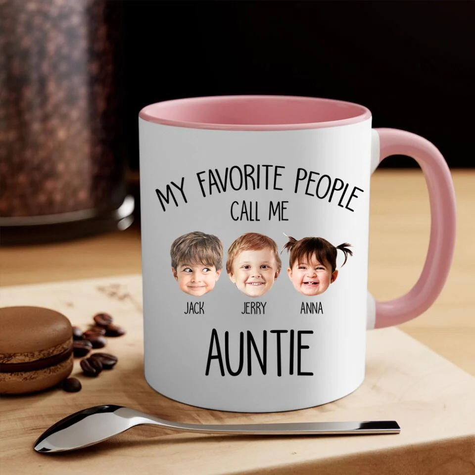 My Favorite People Call Me - Personalized White Mug for Grandma | Best Gift For Family - Image 16