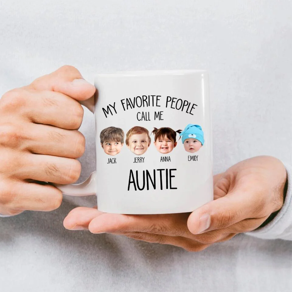 My Favorite People Call Me - Personalized White Mug for Grandma | Best Gift For Family - Image 8