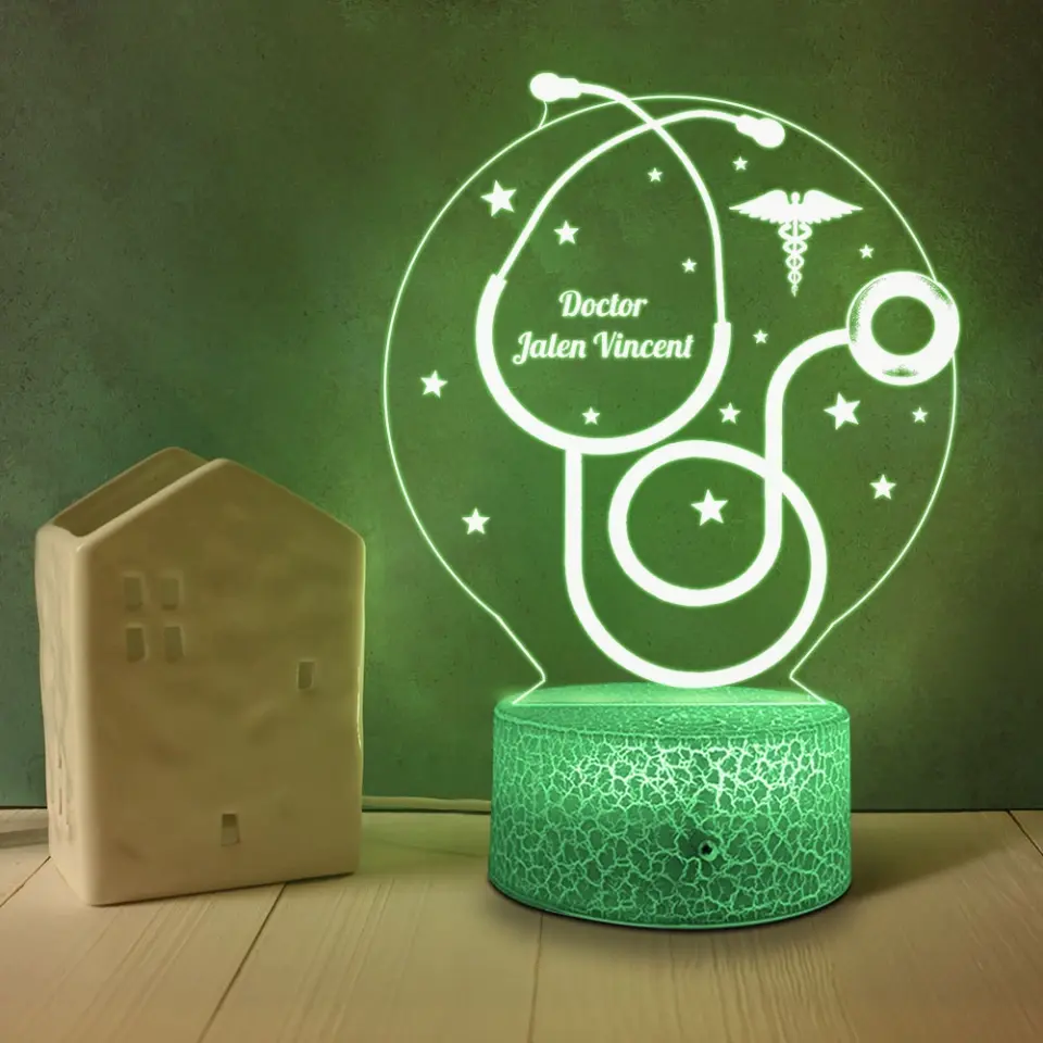 Pharmacity Doctor - Personalized 3D Lamp Night Light - Desk Lamp Gift for Medical Studen Pharmacity | 308IHPLNLL785 - Image 3