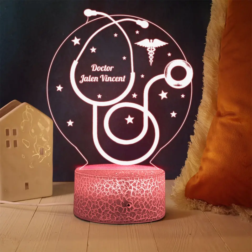 Pharmacity Doctor - Personalized 3D Lamp Night Light - Desk Lamp Gift for Medical Studen Pharmacity | 308IHPLNLL785 - Image 4