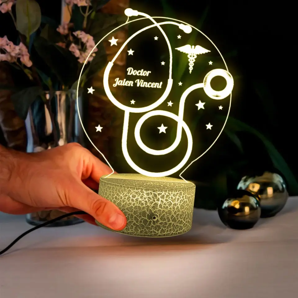 Pharmacity Doctor - Personalized 3D Lamp Night Light - Desk Lamp Gift for Medical Studen Pharmacity | 308IHPLNLL785 - Image 5