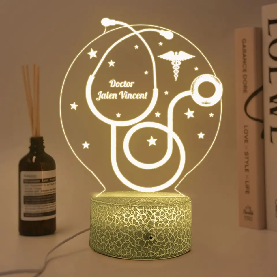 Pharmacity Doctor - Personalized 3D Lamp Night Light - Desk Lamp Gift for Medical Studen Pharmacity | 308IHPLNLL785 - Image 7
